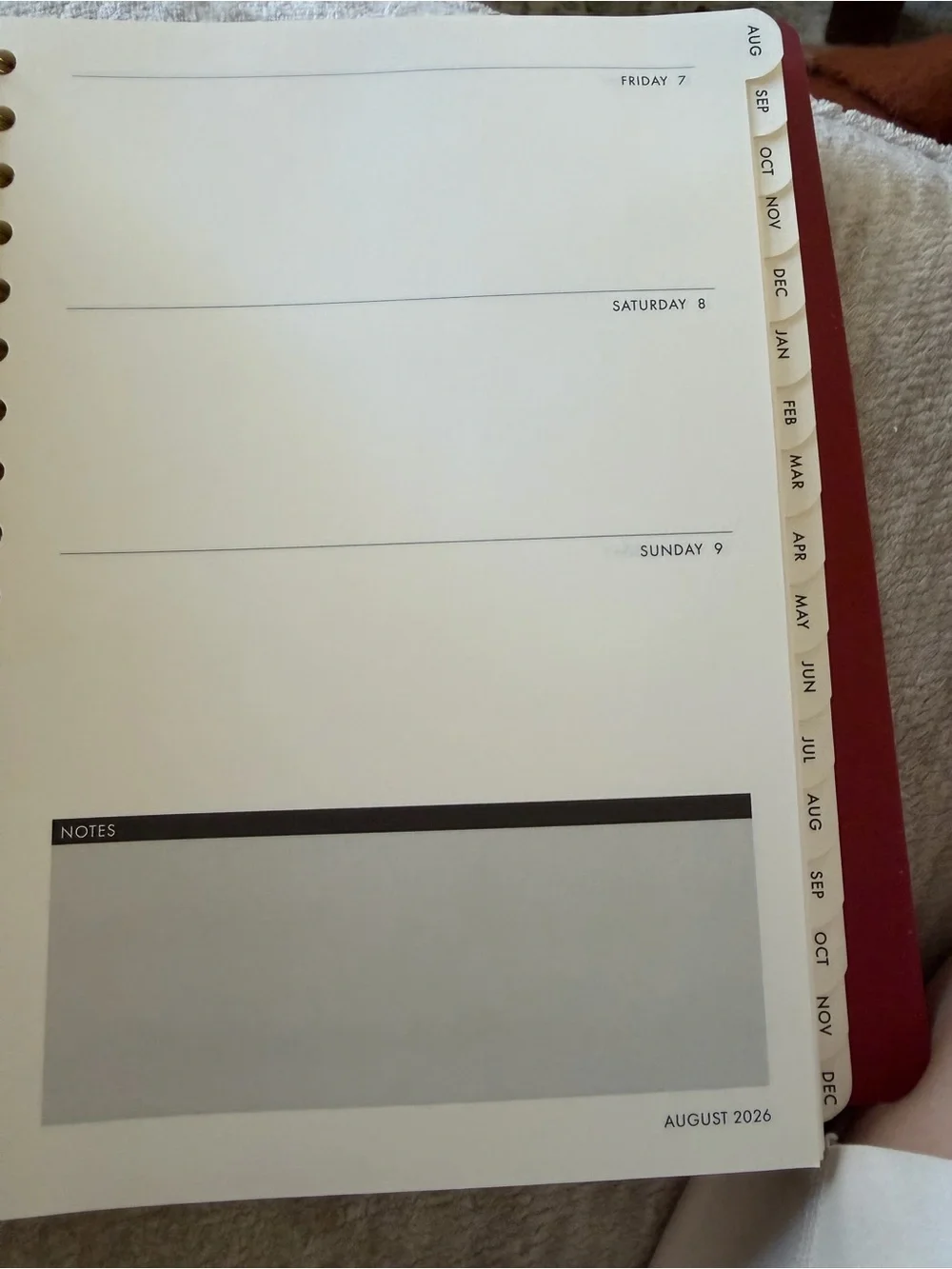 Lady Jayne 2027 Monthly & Weekly Planner - Pink Floral